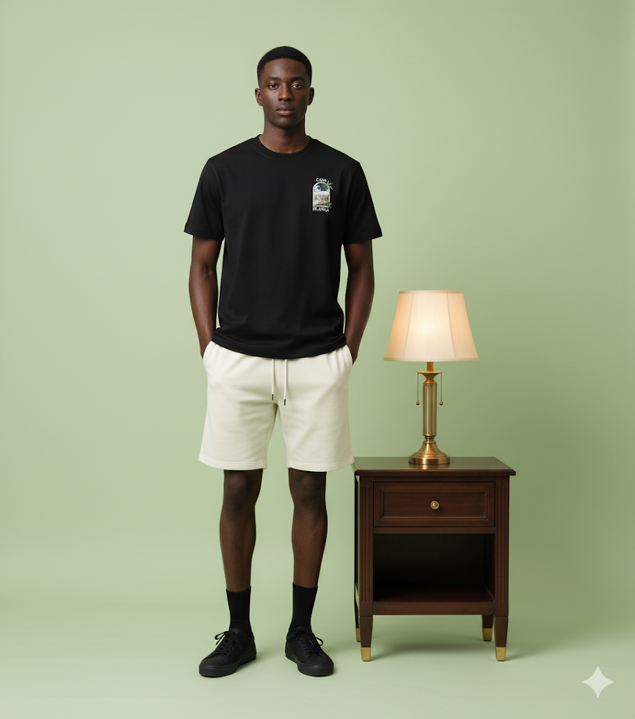 Camiseta Básica Algodão Casa Blanca