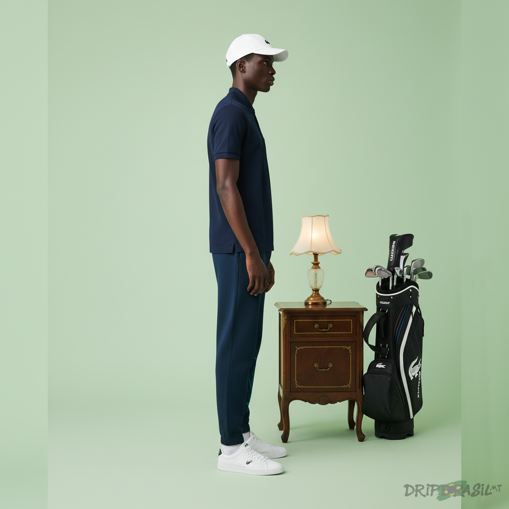 Calça Moletom Lacoste Azul Marinho