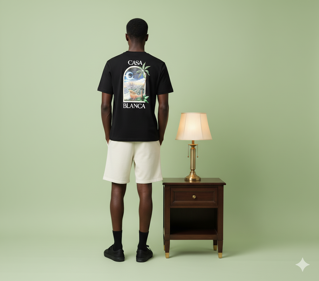 Camiseta Básica Algodão Casa Blanca