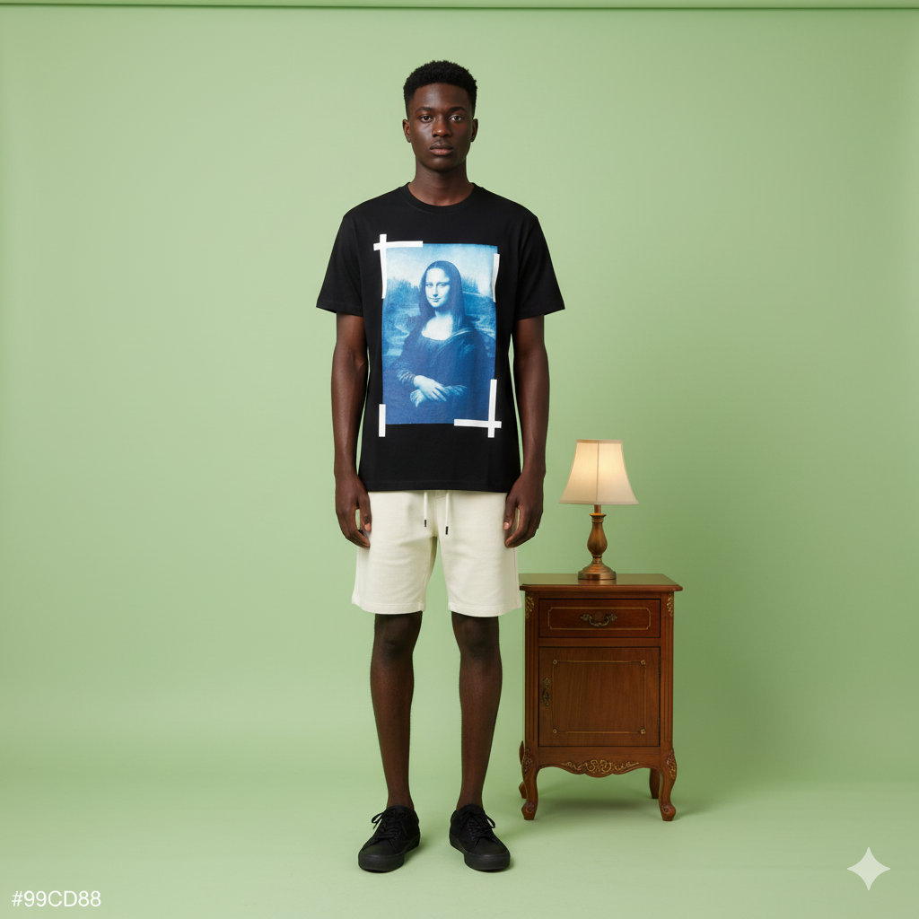 Camiseta Amiri Staggered Logo