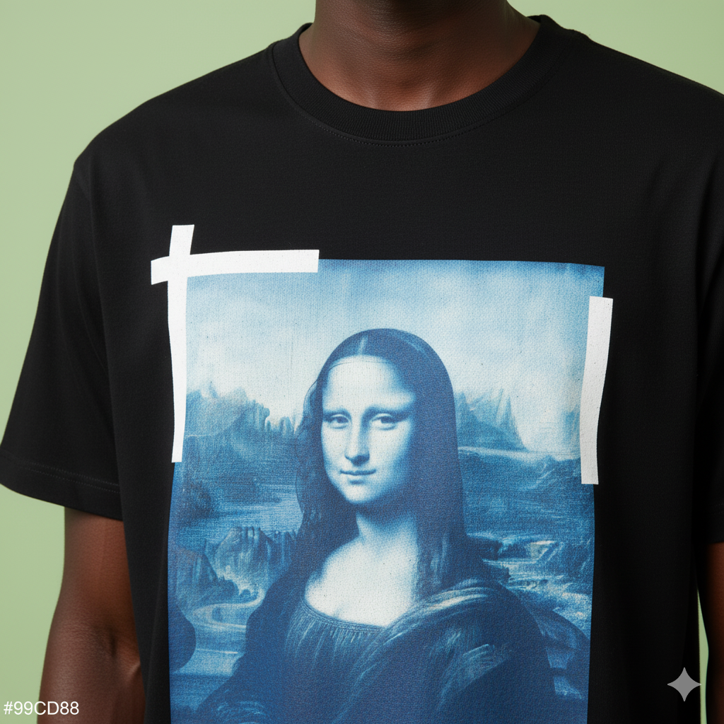Camiseta Amiri Staggered Logo
