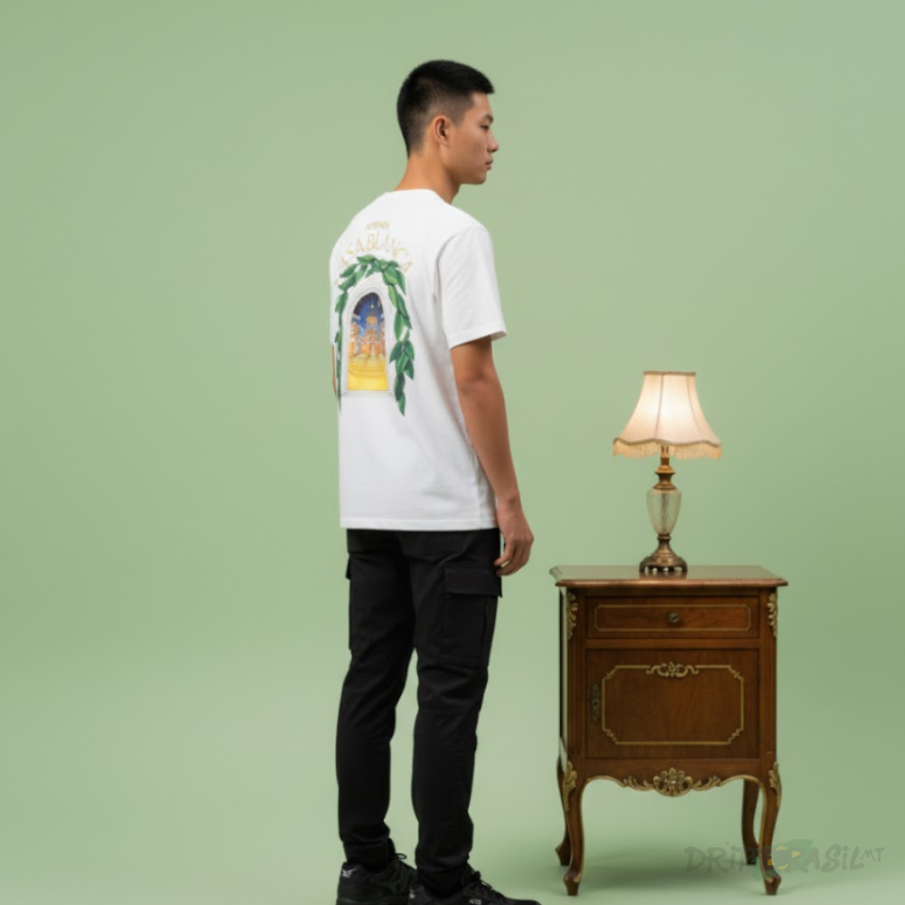 Camiseta Casa Blanca AVENIDA 100% Algodão