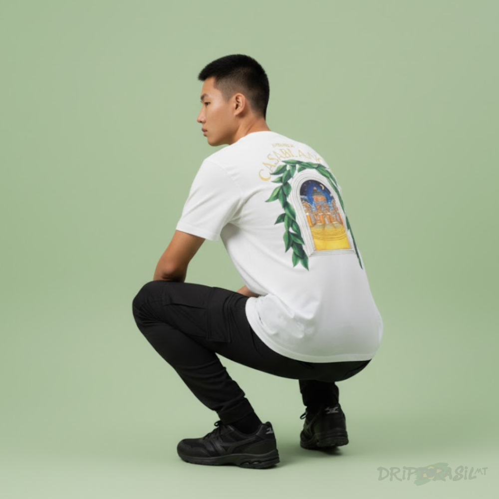 Camiseta Casa Blanca AVENIDA 100% Algodão