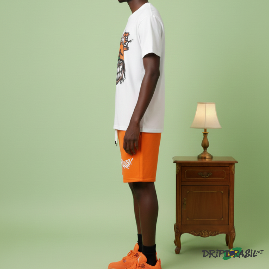 Conjunto Camiseta e Short Polite Orange