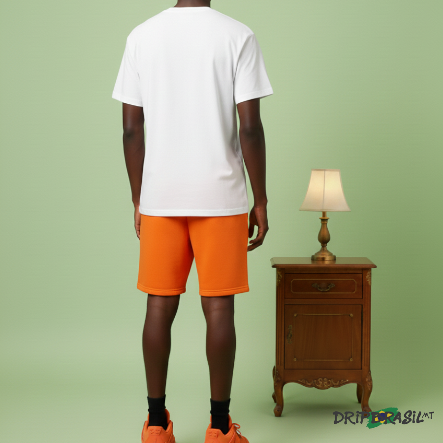 Conjunto Camiseta e Short Polite Orange