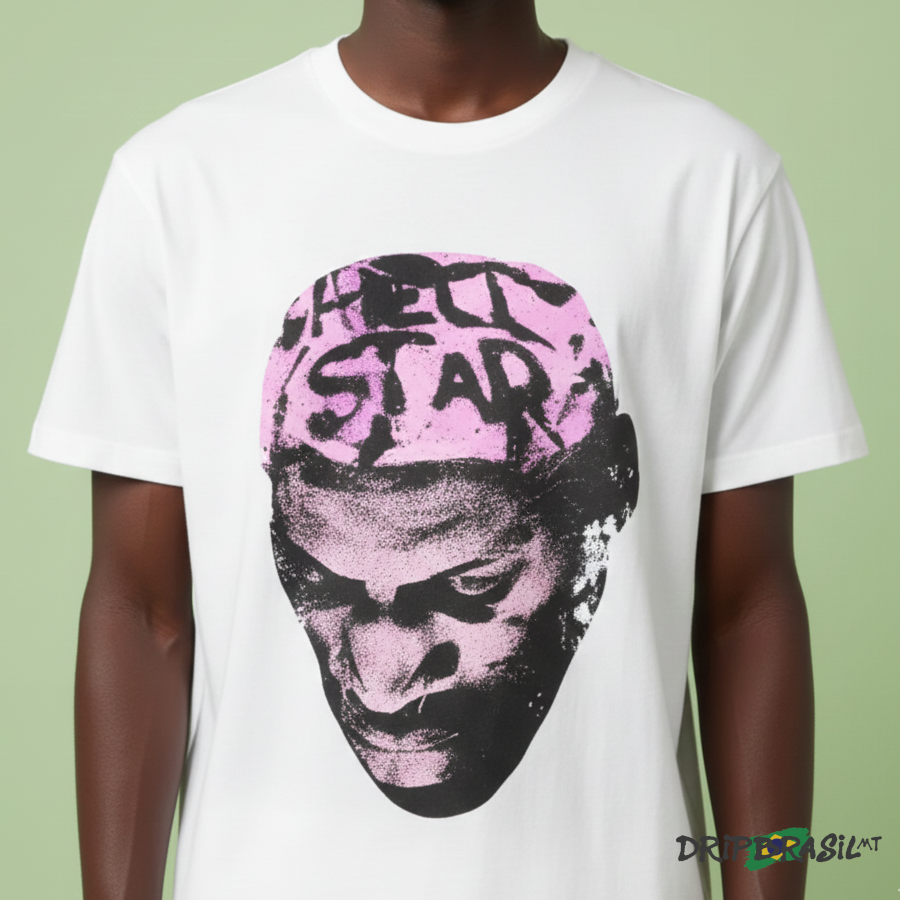 Camiseta Hellstar Dennis rodman Branca