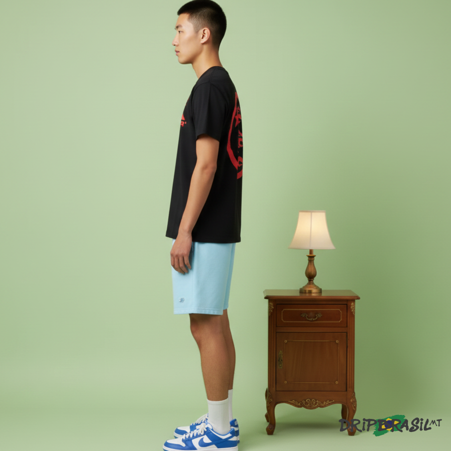 Camiseta manga curta Hellstar Básica Estampa Vermelha