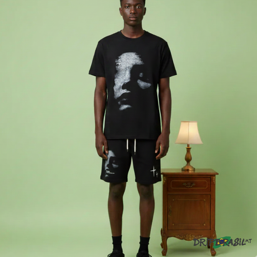 Conjunto Camiseta e Short AllFaces Estampa DTF